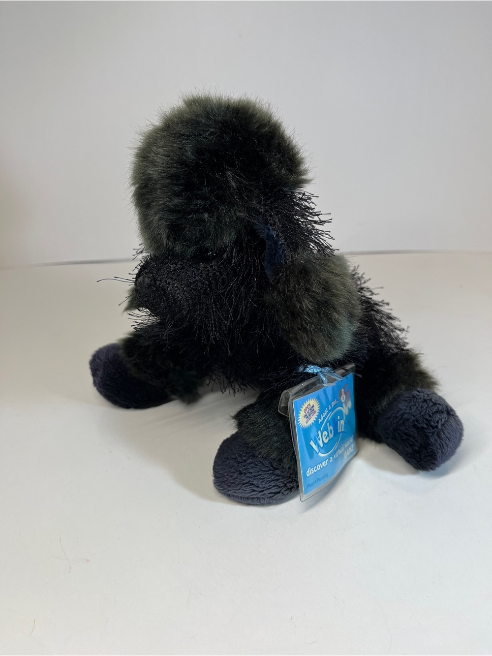 Webkinz Black Poodle HM191 Plush Puppy Dog Stuffed Animal NWT New With Code Toy